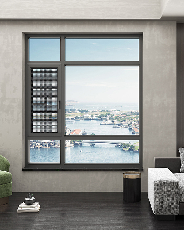 110断桥窗纱一体