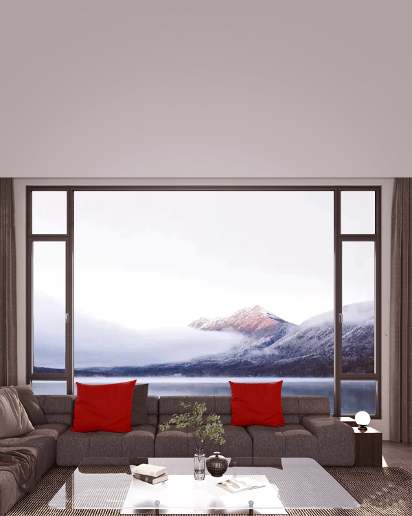 115内开断桥窗纱一体